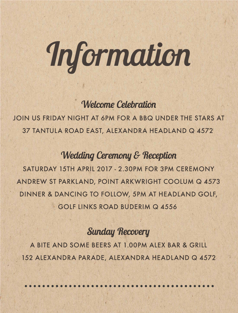 Woodstock Information Card by Stefan A.