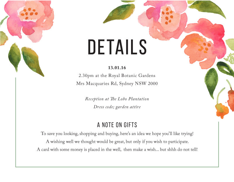 Wreath Information Card by Amelia S.