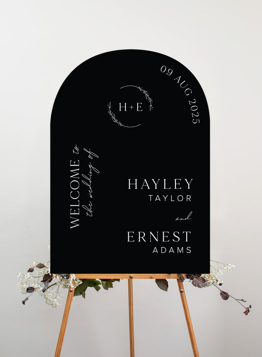 XY Wedding Sign by Yunita Y.
