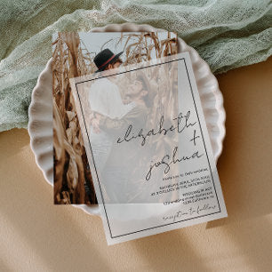 Stunning Vellum Invitations For Your Wedding