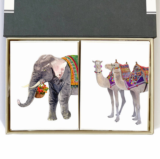 Decorated Desk Box Couplet