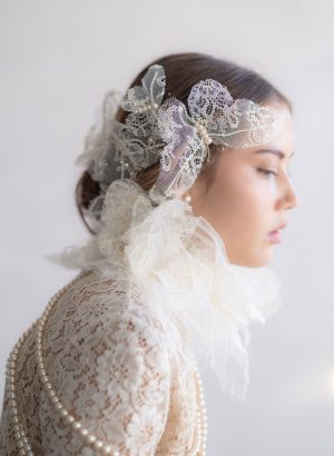 Exquisite Creatures Chantilly Lace Butterfly Hair Pins No. 2449