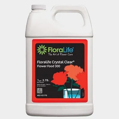 FloraLife Crystal Clear Flower Food 300 Liquid 1gal