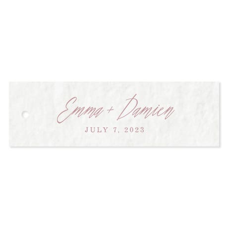 Small Rectangular Favor Tag - Modern Fairytale