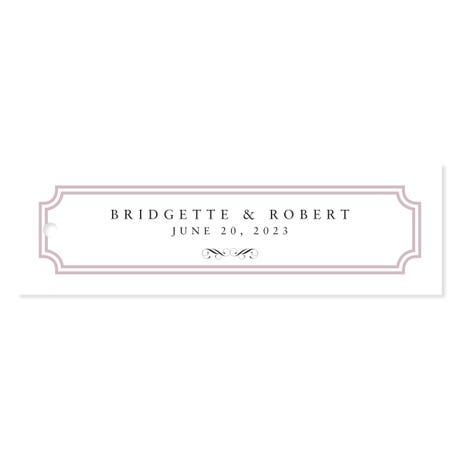 Small Rectangular Favor Tag - Expressions