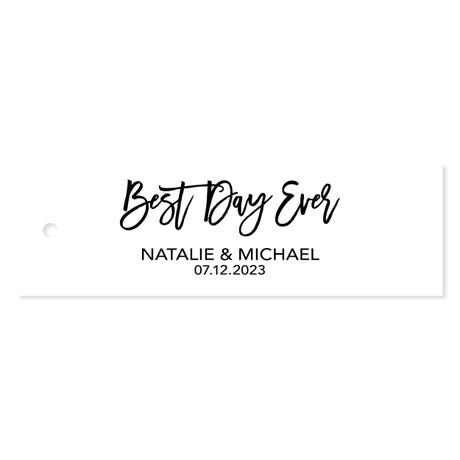 Small Rectangular Favor Tag - Best Day Ever