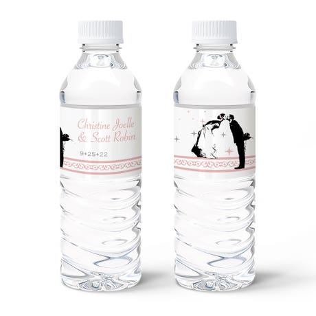 Personalized Water Bottle Labels - Vintage Hollywood