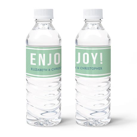 Personalized Water Bottle Labels - Smart Type