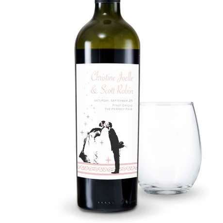 Personalized Wine Bottle Labels - Vintage Hollywood