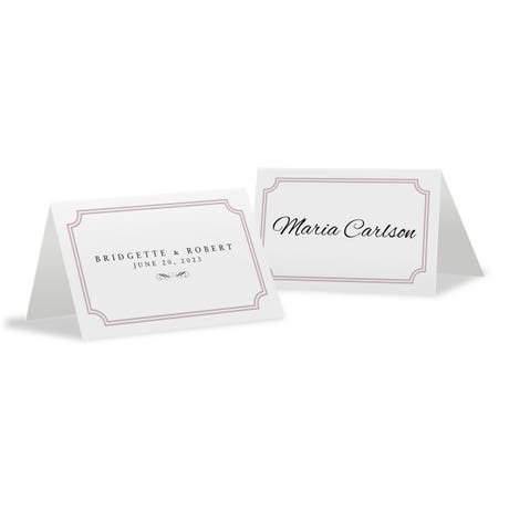 Personalized 2" x 3" Tent Place Card - Expressions - Pack of 10