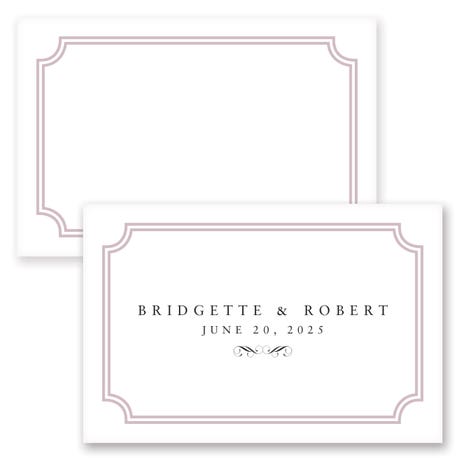 Personalized 2" x 3" Flat Place Cards - Expressions - Pack of 10