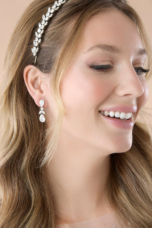 Aura Simulated Diamond Earrings