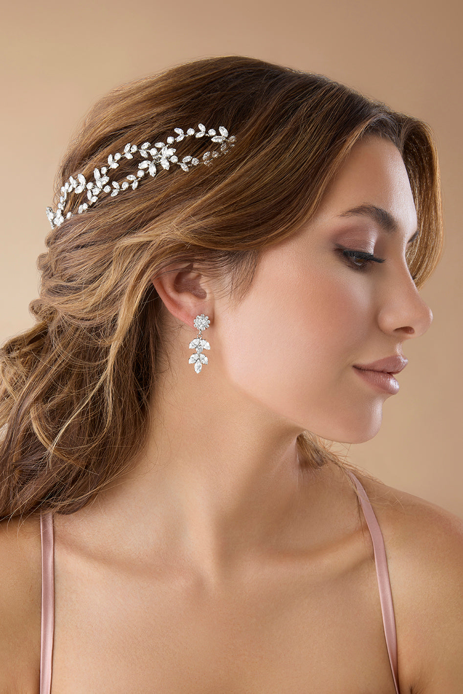 Madison Simulated Diamond Vine Headpiece
