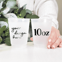 10oz Custom Frosted Shatterproof Cups