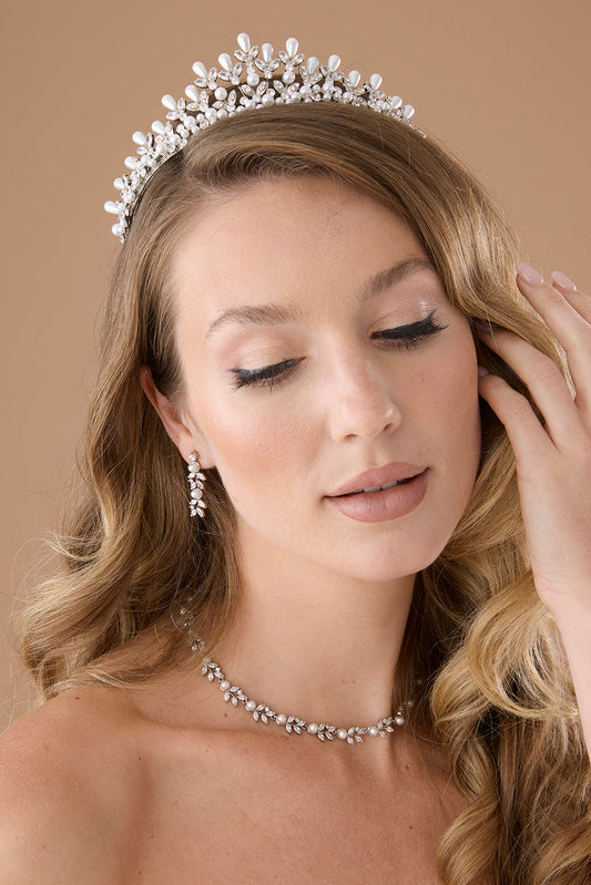 Wren-Pearls Swarovski Tiara