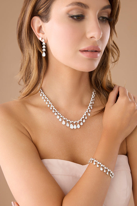 Casandra Simulated Diamond Jewelry Set