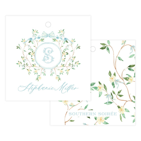 Magnolia Crest Gift Tag Square