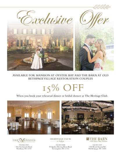 15% Off Wedding Package