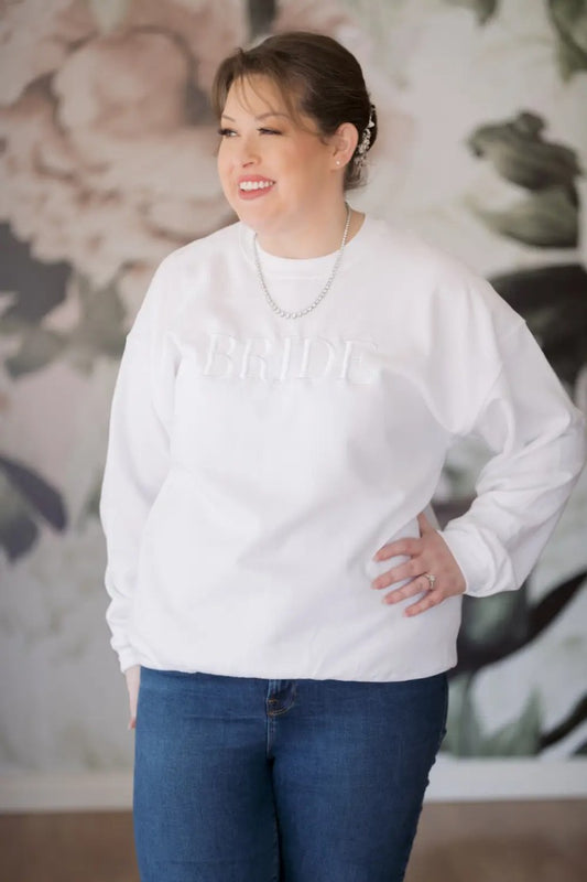 Bride Embroidered Sweatshirt