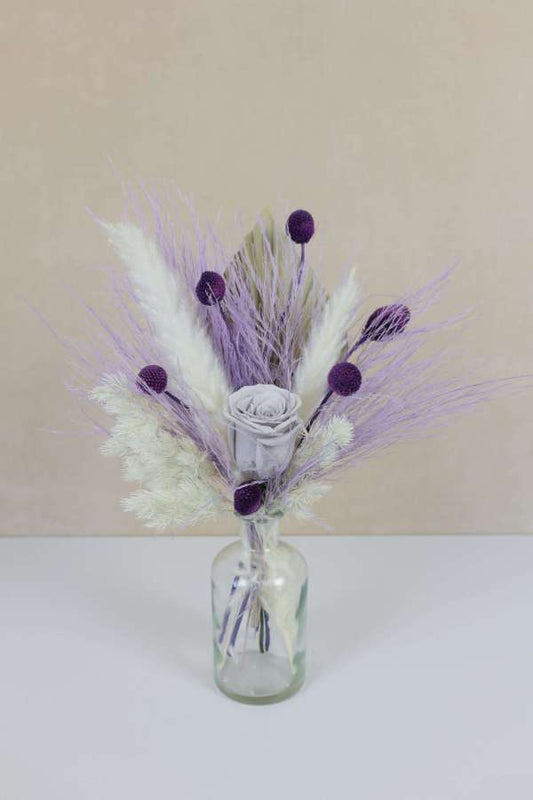 Light Purple Rose Bud Vase Arrangement