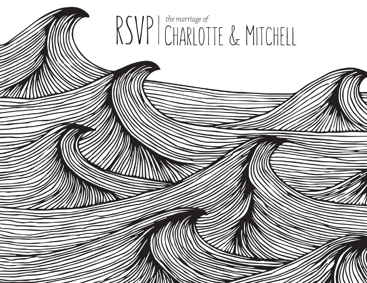 Riptide RSVP Cards by Ruby H.