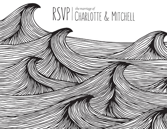 Riptide RSVP Cards by Ruby H.