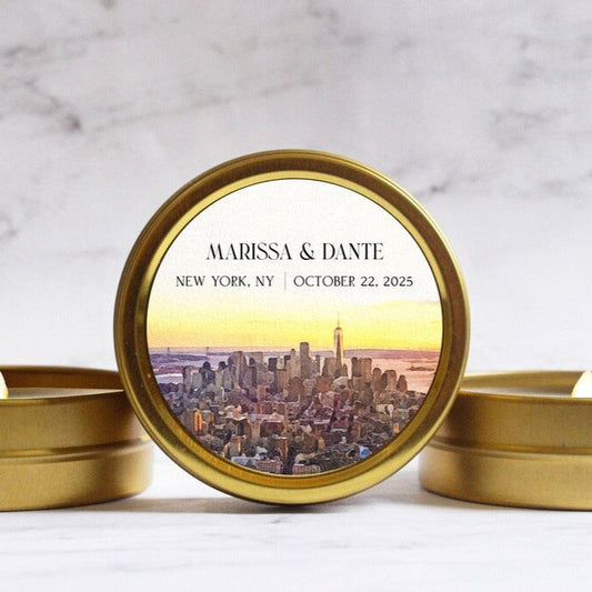New York City Candle Favor