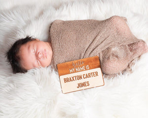 Hello My Name Is Sign