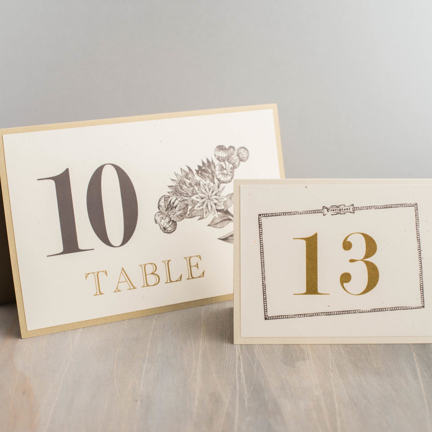 Farm Chic Tented Table Numbers