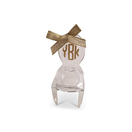 Miniature Clear Acrylic Phantom Chairs