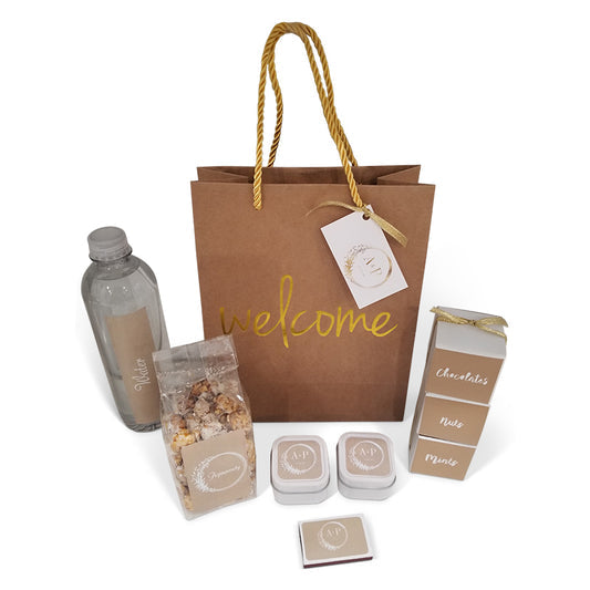 Kraft Wreath Design Welcome Bag