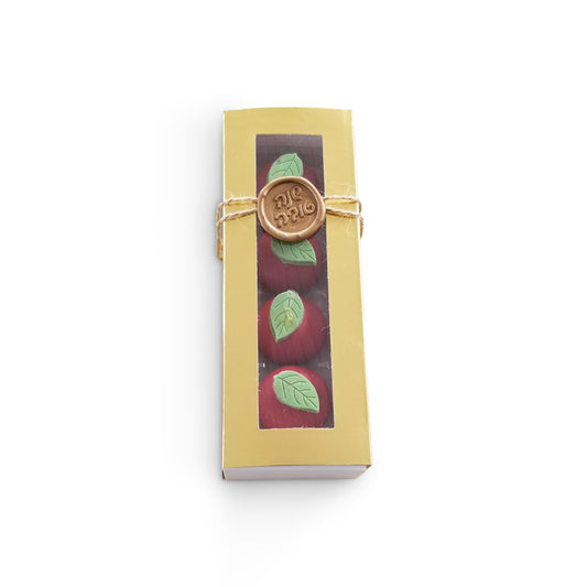 Shana Tova Apple Truffle Gift Set 4 Pc., Custom Tag Available