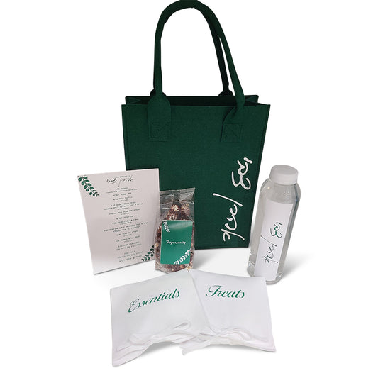 Green Felt Tote Welcome Bag (Available In Green, White, Navy, Sand & Grey)