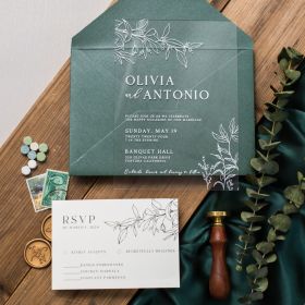 Clear Acrylic Wedding Table Sign - Welcome to Our Wedding