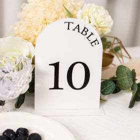 Clear Acrylic Wedding Table Sign - Welcome to Our Wedding