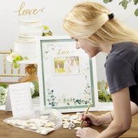 Botanical Garden Wedding Guest Book Alternative