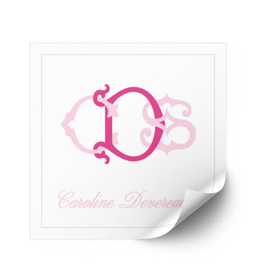 Antique Interlocked Monogram Sticker