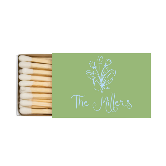 Green Flowers - Matches