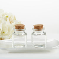 DIY Petite Treat Square Glass Favor Jar (Set of 18)