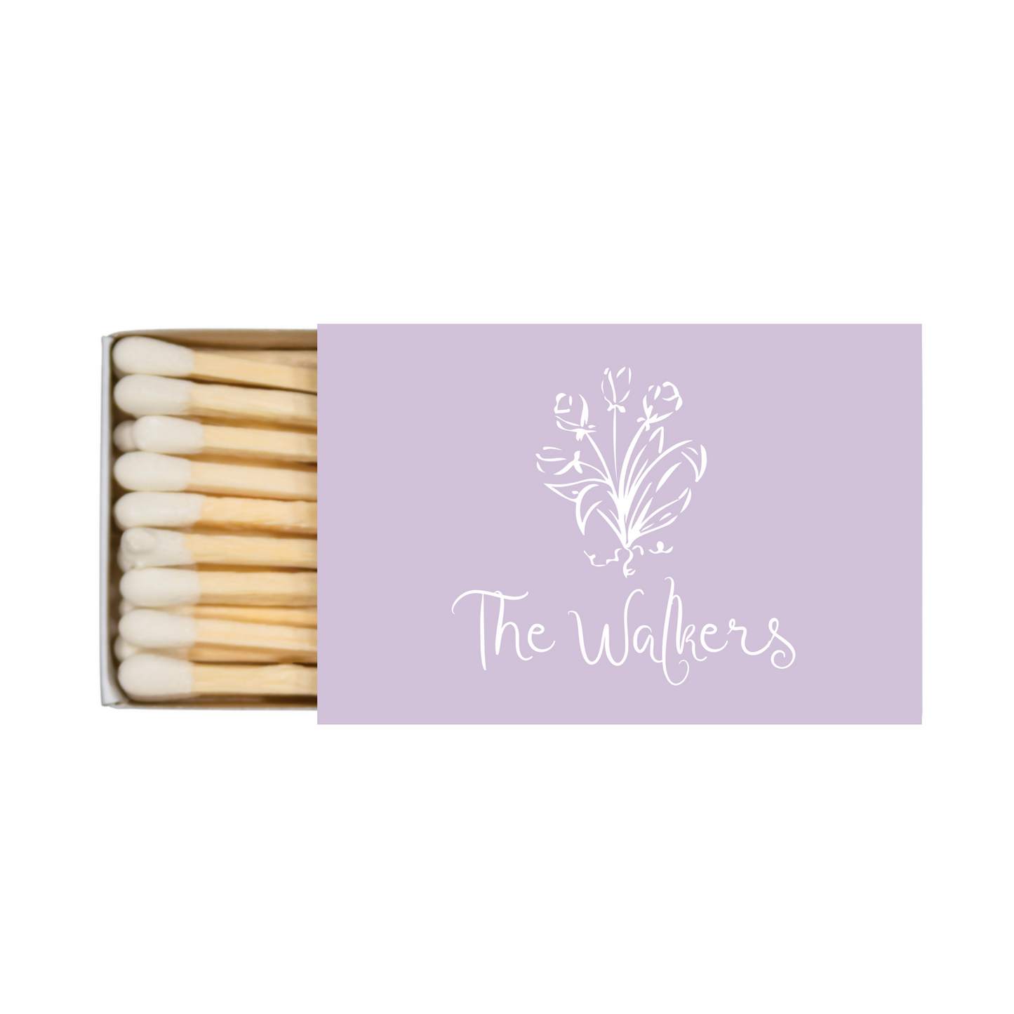 Lavender Flowers - Matches