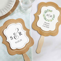 Kraft Hand Fan (Set of 20) (Personalization Available)