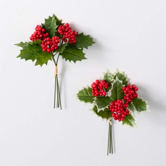 Holly Bunch Set/2