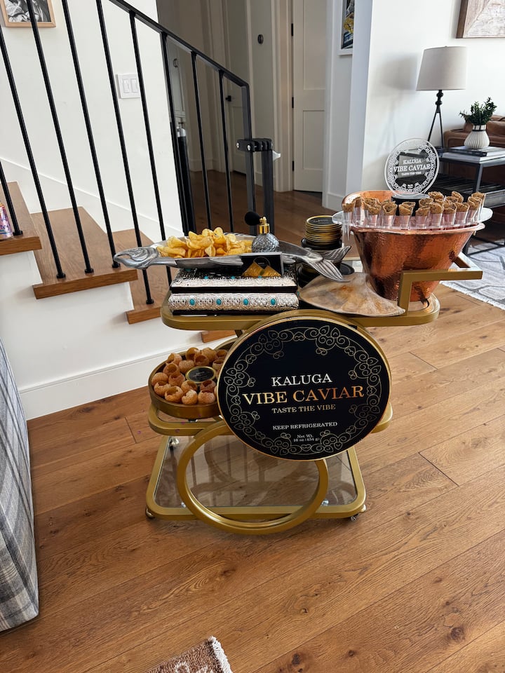 The Caviar Bump Cart By: Vibe Caviar