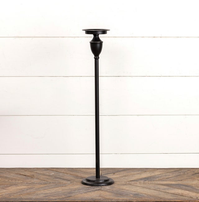 24" Classic Black Candle Stick