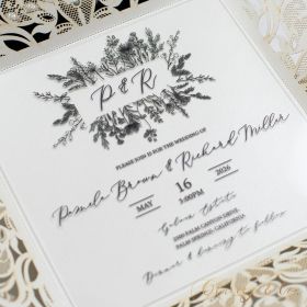 Clear Acrylic Wedding Table Sign - Welcome to Our Wedding