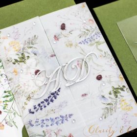 Clear Acrylic Wedding Table Sign - Welcome to Our Wedding