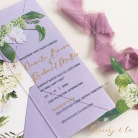 Clear Acrylic Wedding Table Sign - Welcome to Our Wedding