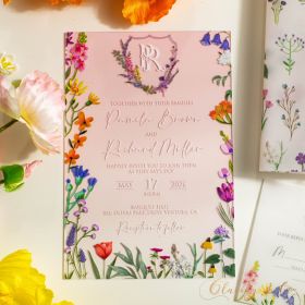 Clear Acrylic Wedding Table Sign - Welcome to Our Wedding