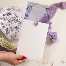 Clear Acrylic Wedding Table Sign - Welcome to Our Wedding