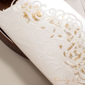 Clear Acrylic Wedding Table Sign - Welcome to Our Wedding